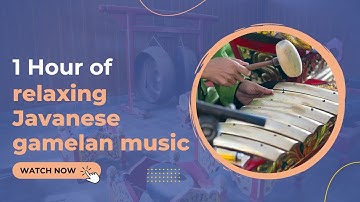 Javanese Culture  - 1 Hour of relaxing Javanese gamelan music - Meditation & Vibration Music