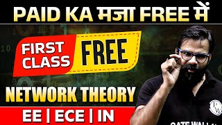 Network Theory | GATE 2025 | EE | ECE | IN | First Class Free | Shreshth Batch | Parakram Batch