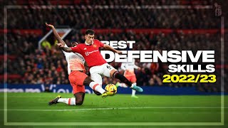 Crazy Football Defensive Skills Tackles 202223 Hd