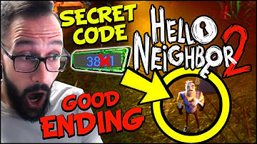 Hello Neighbor 2 ALPHA 1 - SECRET CODE & GOOD ENDING (FULL SOLUTION & GAMEPLAY)