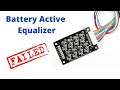 Detailed test of battery active equalizer 1.2A balancer.