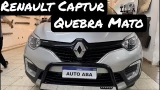 Renault Captur Instalamos o Quebra Mato Frontal  Calhas de Chuva Engate Reboque - AutoABA