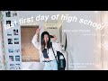 First day of senior year (grwm + vlog)