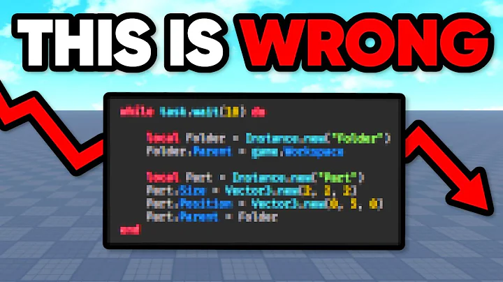 5 MISTAKES Beginner Roblox SCRIPTERS make...