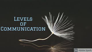 Levels of Communication