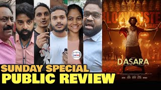Dasara Hindi PUBLIC REVIEW | Sunday Special | Nani, Keerthy Suresh, Dheekshith Shetty