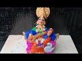 How to make saraswati mata murti at home  ghar pe saraswati mata ki murti kase banaye saraswati