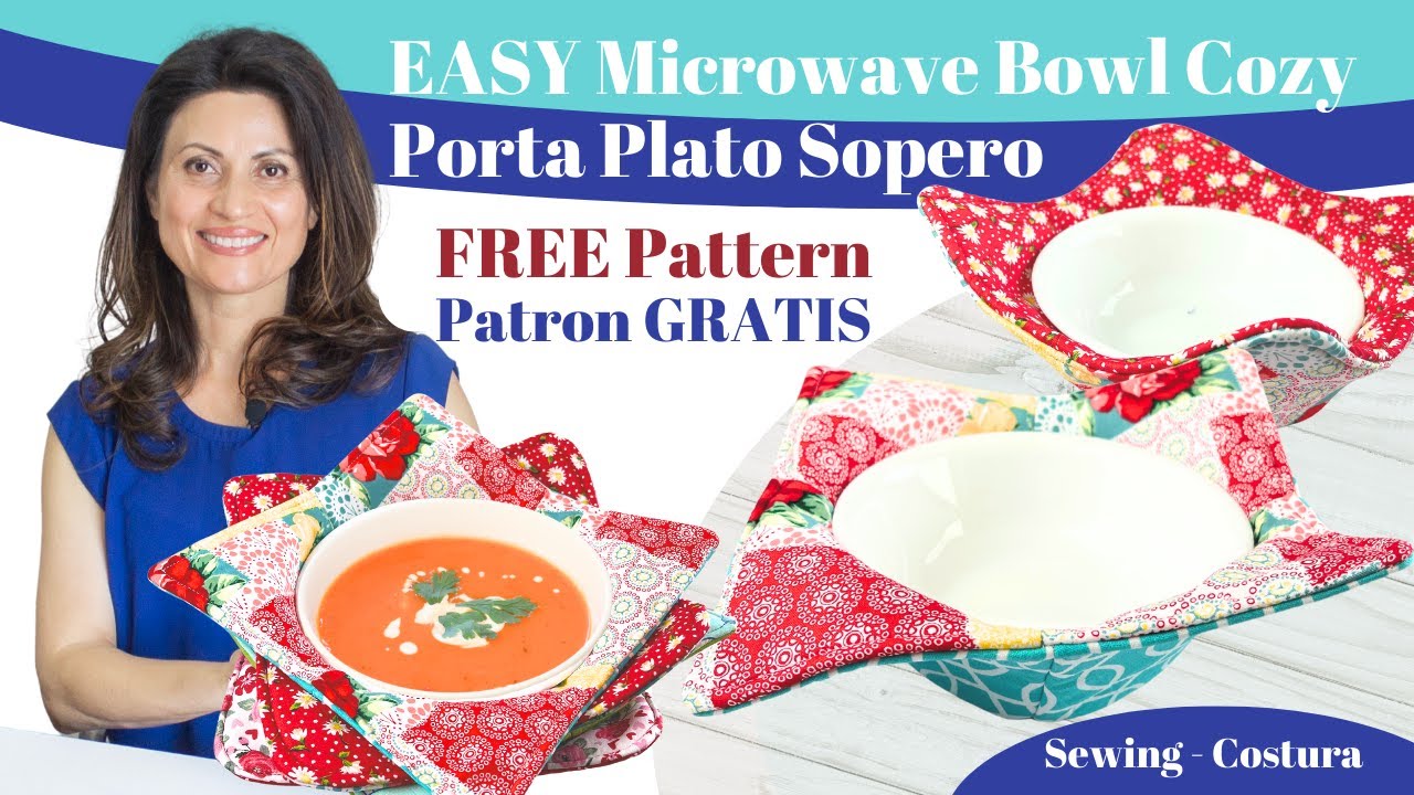 Soup Bowl Cozy Sewing Kit. Easy sewing kit for beginners. Learn to sew –  Home Stitchery Decor