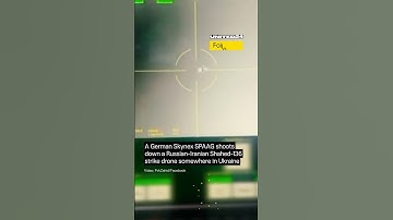 German Skynex SPAAG Shot Down Russian Shahed Drone Somewhere in Ukraine #warinukraine