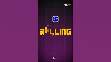 Hiệu ứng Rolling Text After Effects P1