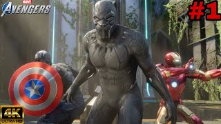 Black Panther War For Wakanda Walkthrough with MCU Suits #1 - Marvels Avengers Game