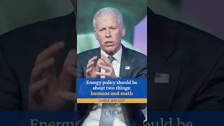 Energy policy should be about two things: humans and math | Chris Wright #shorts