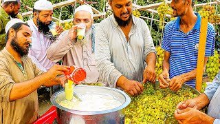 Pakistani Grapes Juice: Popular Street Drink In Pakistan