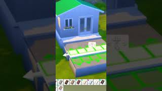 how to connect platforms to foundations in the sims 4! #shorts #sims4