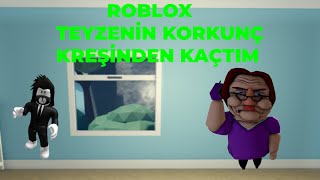 KORKUNÇ TEYZENİN KREŞİNDEN KAÇTIM  | Roblox BETTY'S NURSERY ESCAPE FIRST PERSON OBBY!