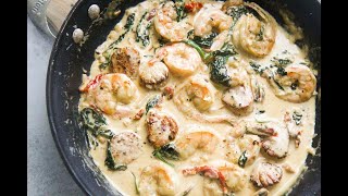 Tuscan Shrimp and Scallops (Super Delicious and Low Carb)