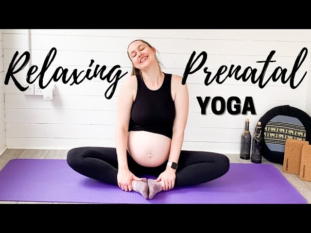 RELAXING PREGNANCY YOGA STRETCHES