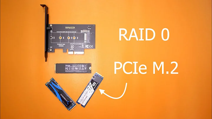 Configurer un RAID M.2 PCIe SSD avec la technologie Intel Rapid Storage
