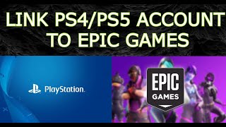How To Link Playstation Account To Epic Games 21 How Link Ps4 Ps5 Account To Epic Games Fortnite Youtube