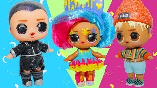 Мальчики ЛОЛ НЕ ПОДЕЛИЛИ девушку Сплетерс! Санни ПРОТИВ Лезера! Мультик LOL Dolls Распаковка кукол