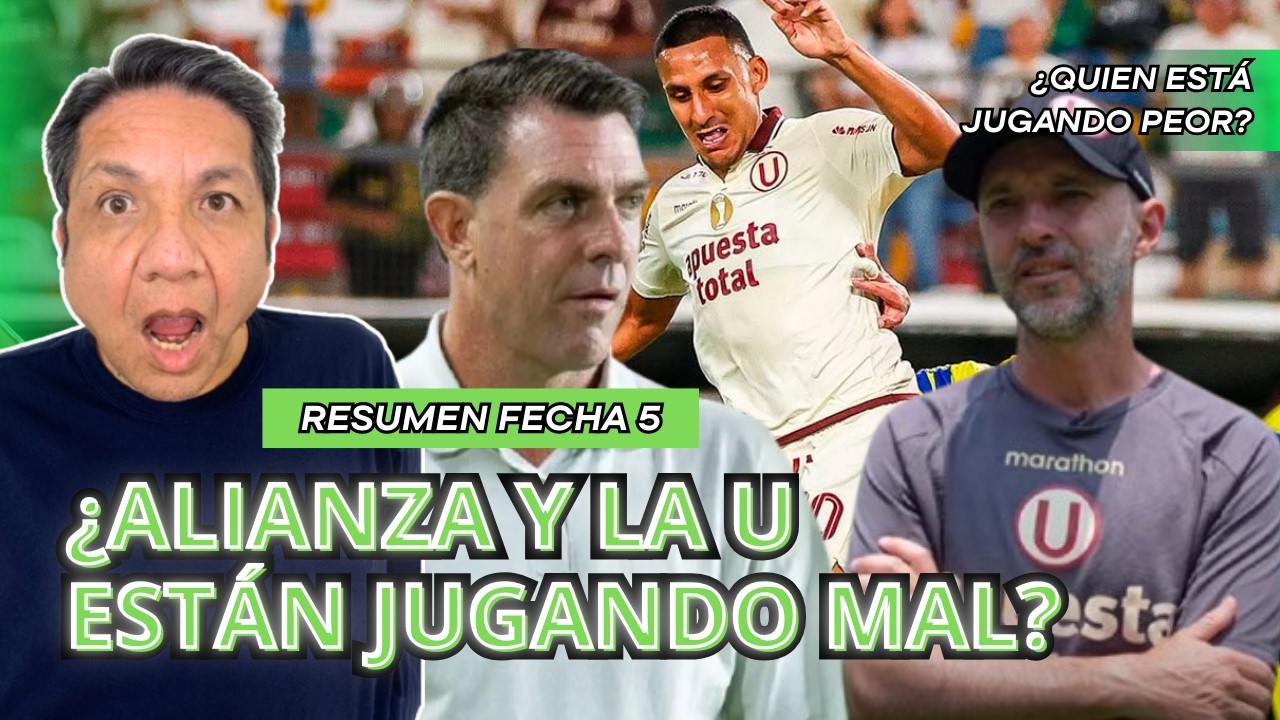 ¿ALIANZA Y LA U ESTÁN JUGANDO MAL?.  EL ANÁLISIS DE LA QUINTA FECHA CON ViCENTE CISNEROS 