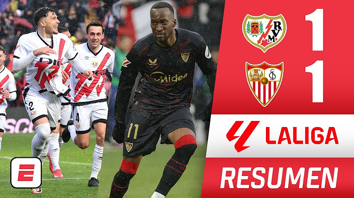 Rayo Vallecano y Sevilla empataron en duelo de la fecha 26. Goles de Ratiu y Lukebakio | La Liga