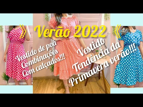 Vídeo: Vestidos de verão de 2022 para a temporada primavera-verão - novos itens com fotos