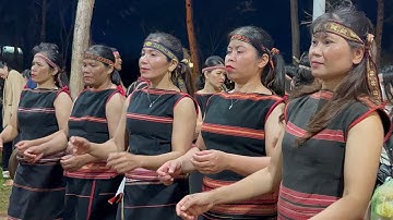 Cồng chiêng trong nghi lễ đâm trâu của làng Mrong Yố - Ia Ka - Chư Păh