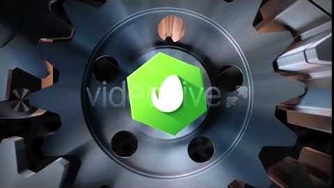 Cogwheel 3D Logo After Effects Template