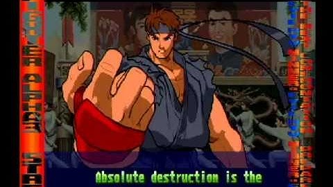 Street Fighter Alpha 3: Evil Ryu Full Storyline and Ending (improved quality)