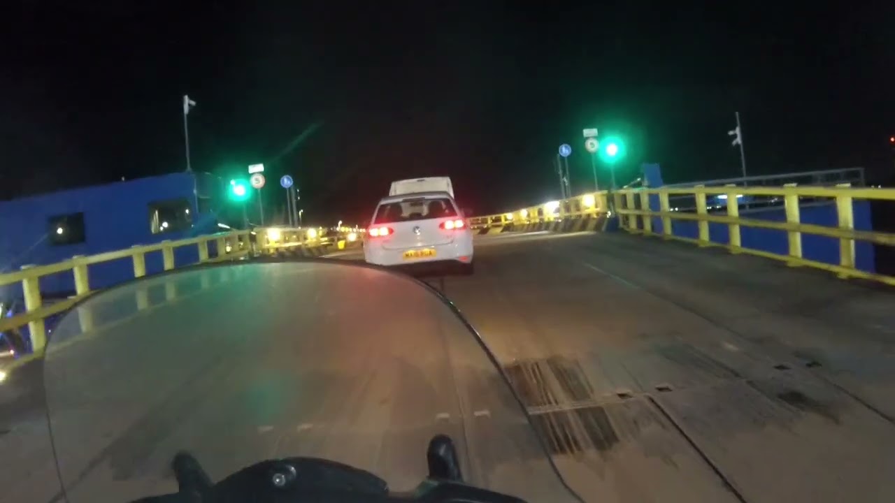 catching the Stena ferry at Belfast