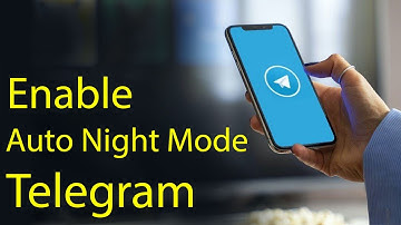 How to Turn On Auto Night Mode in Telegram App?