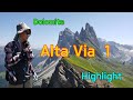 Dolomite /Alta via 1/highlight/돌로미테/알타비아 1 트레킹/요약본