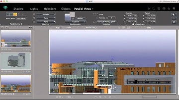 Creating and setting parallel views in Artlantis 5