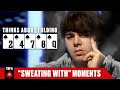 TOP 6 BEST "Sweating with" moments in Poker ♠️ PokerStars