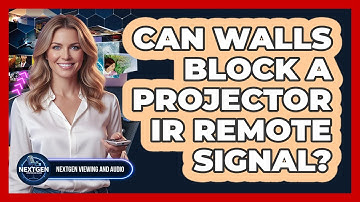 Can Walls Block A Projector IR Remote Signal?