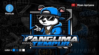 CARA MEMBUAT LOGO RACING KEREN DIPIXELLAB TERBARU | PANGLIMA TEMPUR
