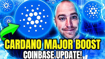 ADA CARDANO - CARDANO GETS MAJOR BOOST FROM COINBASE!  SURGE COMING?