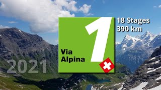 Via Alpina in 10 minutes - a virtual flight screenshot 3