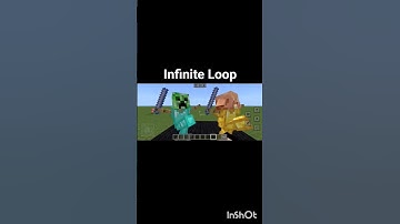 Infinite loop. #minecraft #gaming #loop #funny