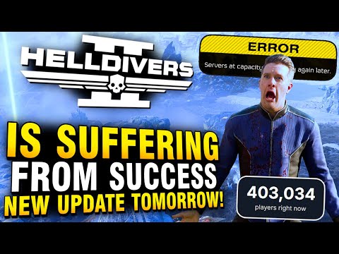 Helldivers 2 is Suffering from Success. New Update Coming To Help Servers!