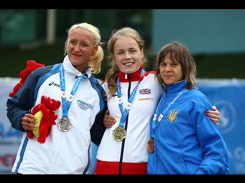 Women's 200m T35 | Victory Ceremony | 2014 IPC Athletics European Championships Swansea