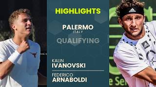 Kalin Ivanovski vs Federico Arnaboldi Highlights | Palermo 2026 Qualifying