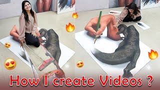 HOW TO CREATE VIDEOS | HOW I SHOOT VIDEOS (BTS) 🔥