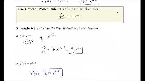 2.3 Basic Differentiation Formulas