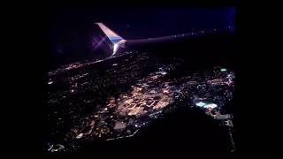 night flight over Santa Anna