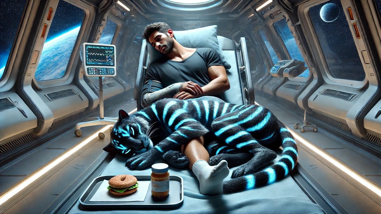 Самое смертоносное существо в галактике вырвалось из плена и было найдено спящим на коленях у чел...