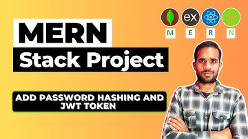 Add Password Hashing and JWT Token in Mern App|#mernproject #mongodb #expressjs #mernstack #2023new