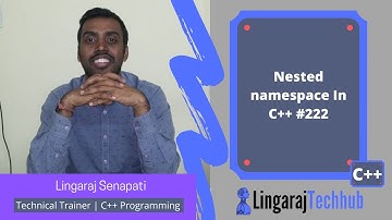 Nested namespace In C++ #222