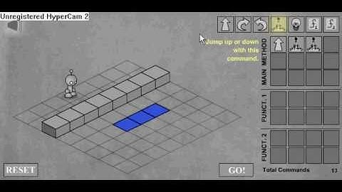 levels 1-5 on LightBot